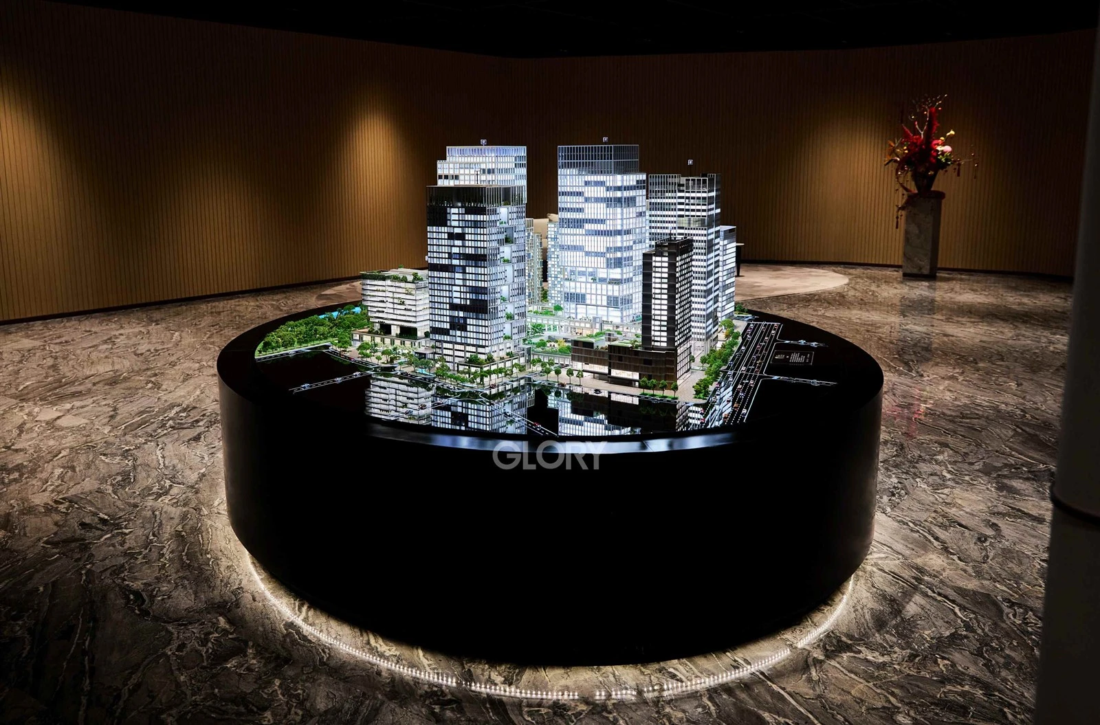 Offce building model plastic